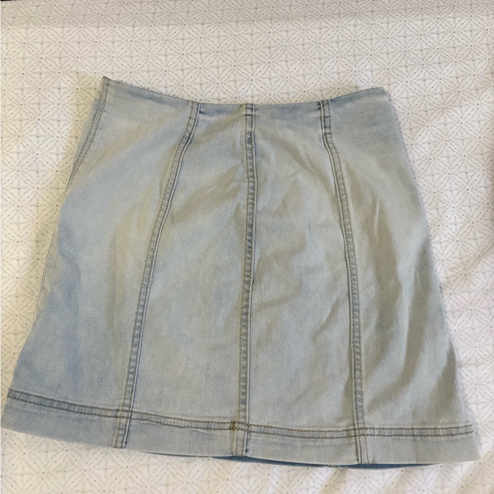 Wild Fable Blue A-Line Mini Skirt